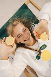 Zitronenspritzer Sweatshirt